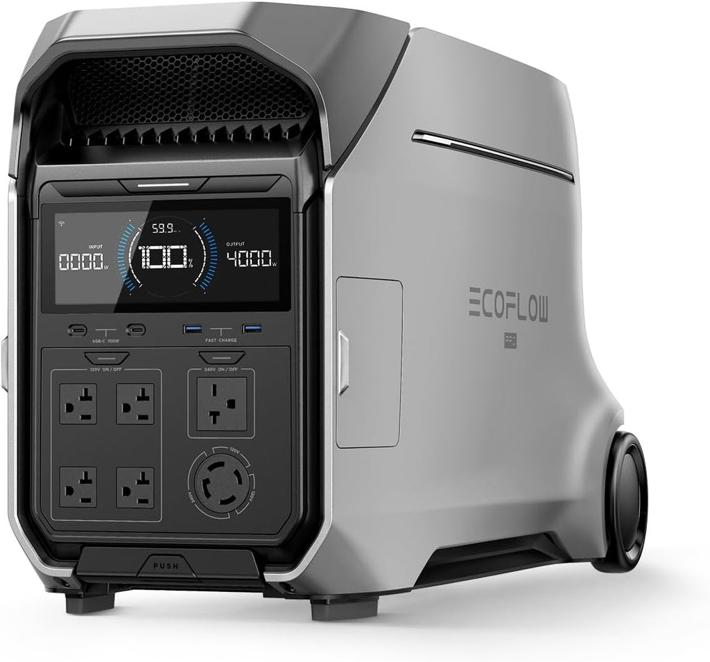 Portable Power Station, 4096Wh, 4000W AC Output