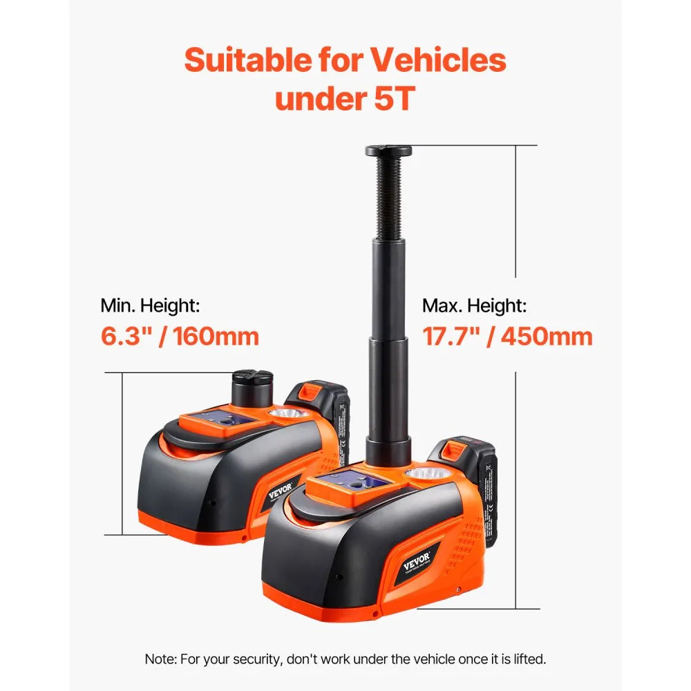 🔥 Today's Deal 🚗 5-Ton Electric Car Jack Kit with Impact Wrench & Safety Protection