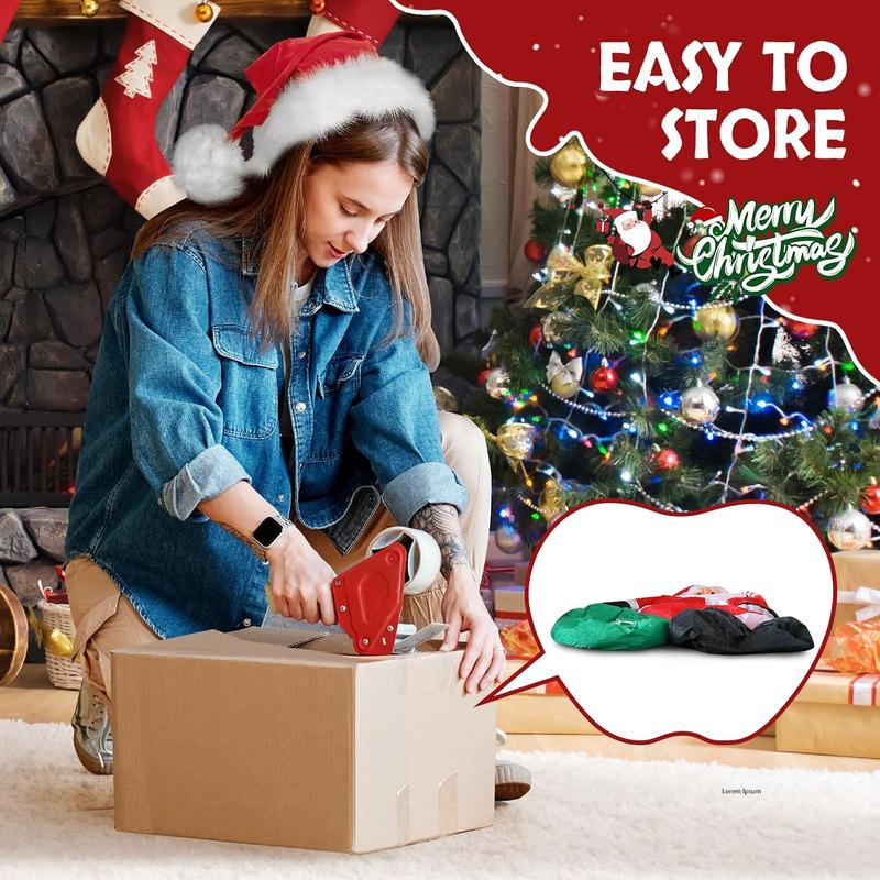 🎄 Giant Lighted Christmas Inflatables – Santa & Reindeer 🎅🦌