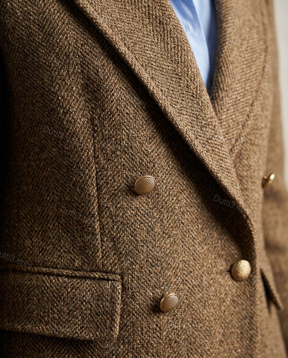 Brown City-Ready Textured Jacket