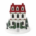 🎄Hot Sale 🔥 Christmas Village Aroma Diffuser – Light-Up Ceramic House with Chimney Mist🏡✨