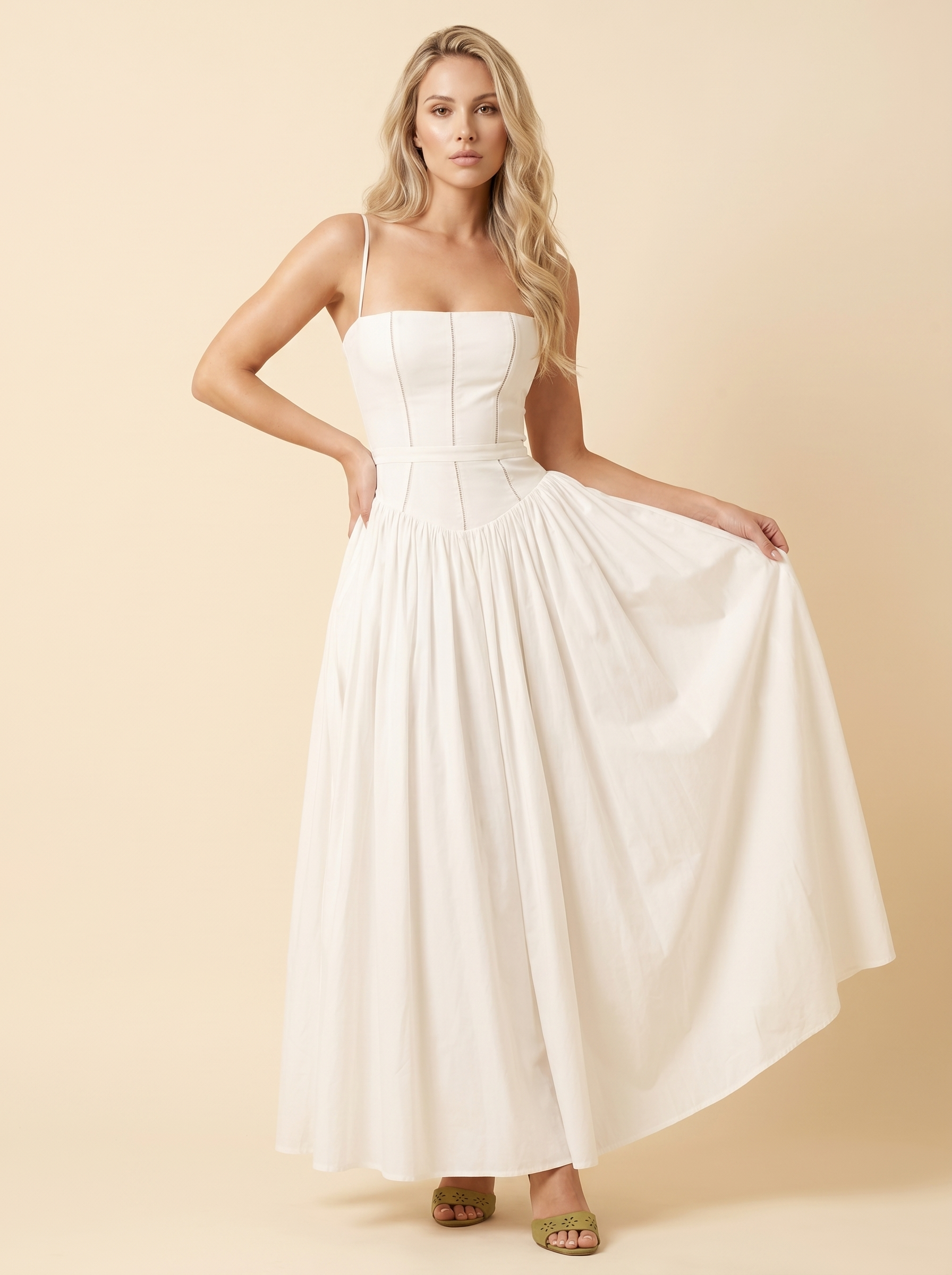 Floral Pearl White 4
