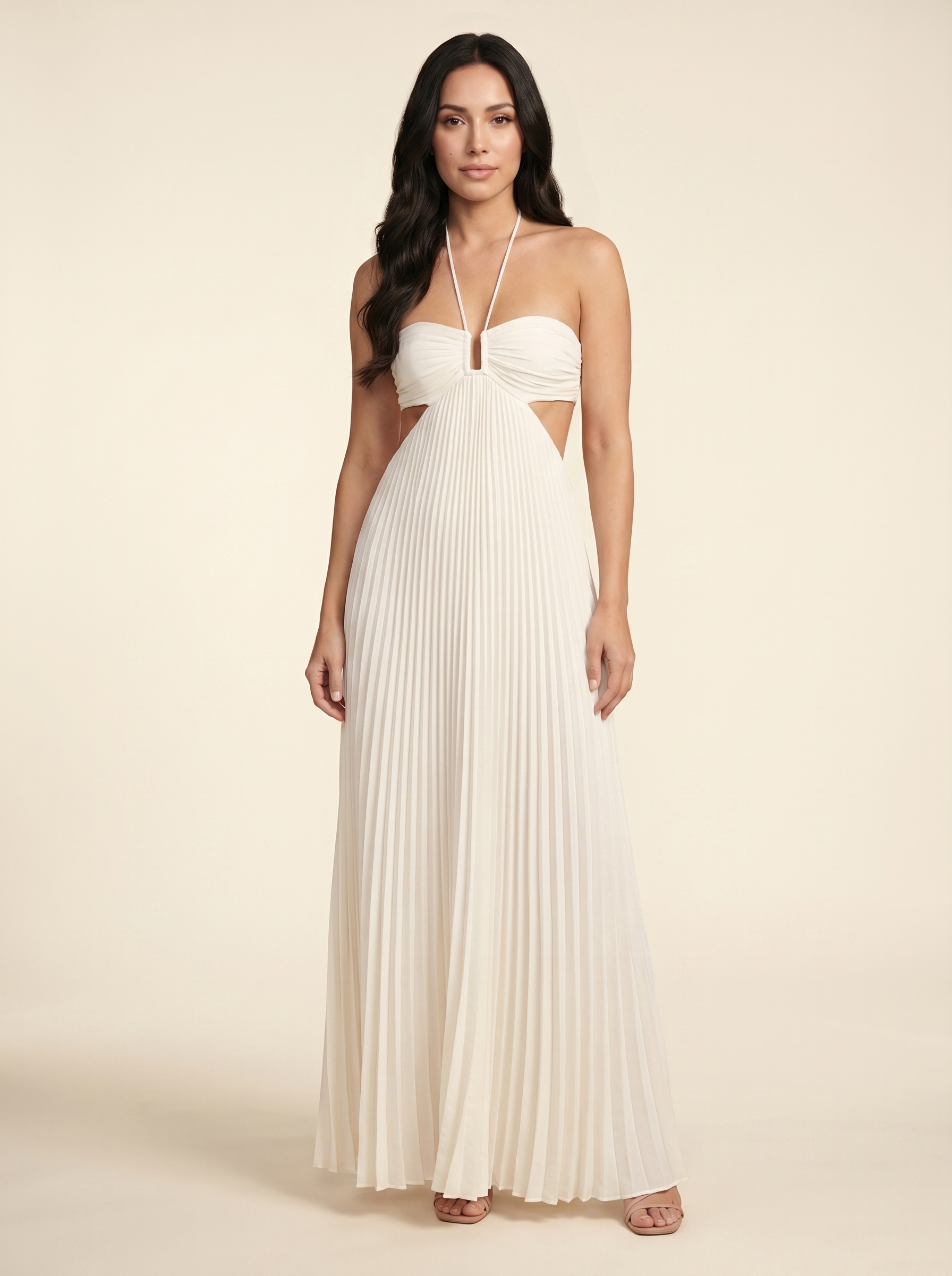 Sienna Maxi White / Ivory front