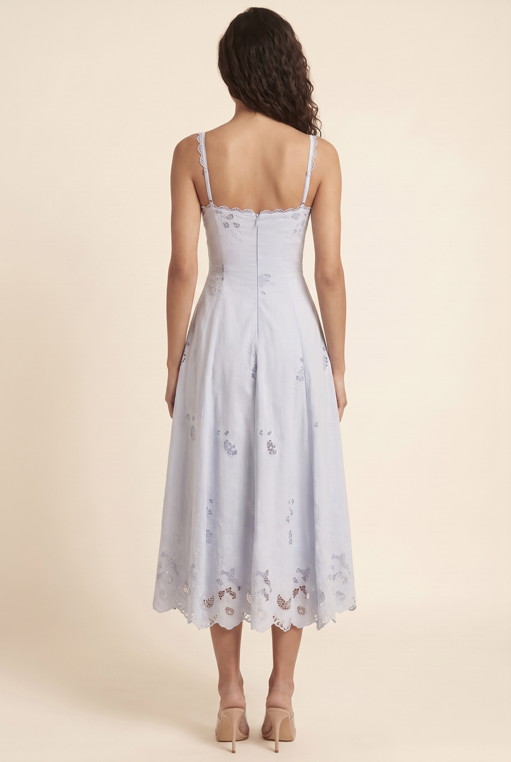 SARA MAXI DRESS Blue back