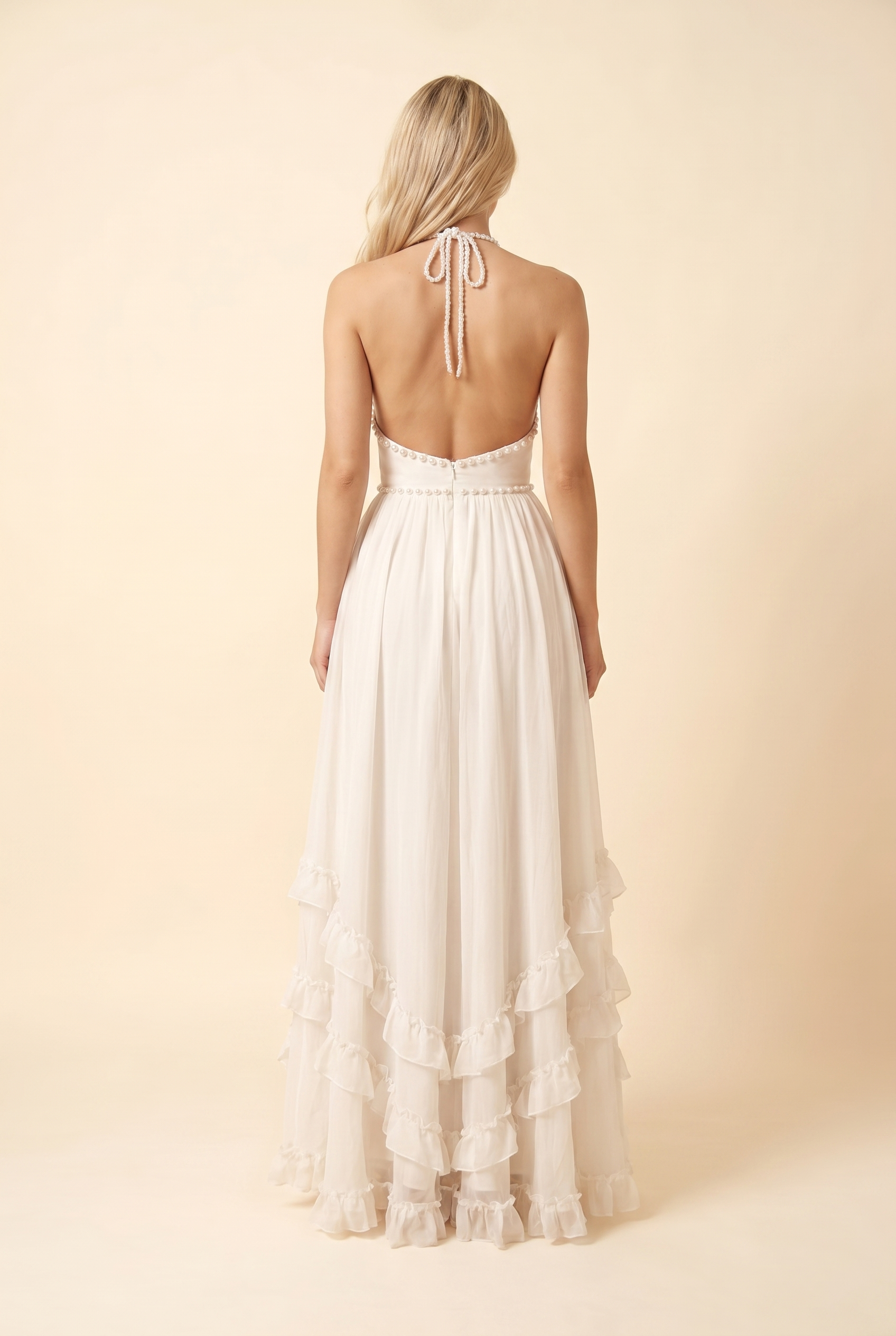 BIANCA MAXI DRESS White back