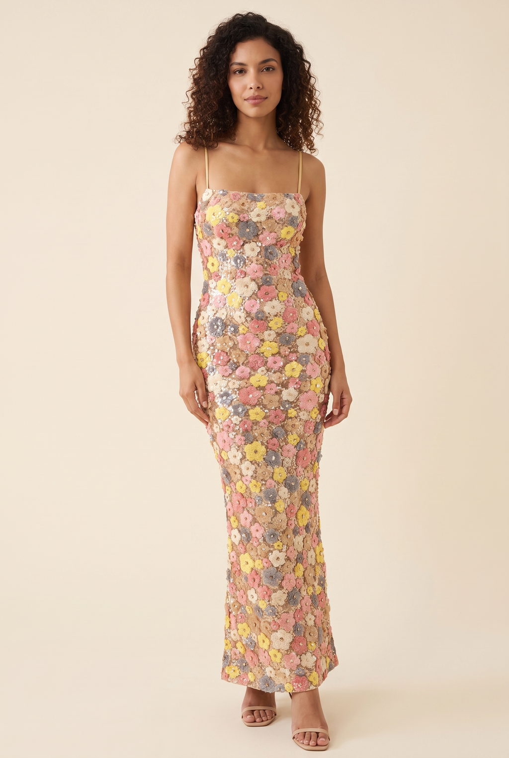 EVA MAXI DRESS Floral Multi front