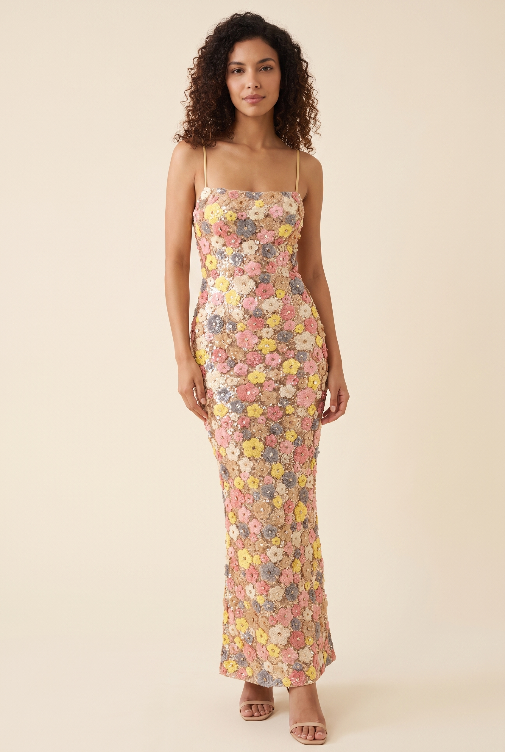EVA MAXI DRESS Floral Multi front
