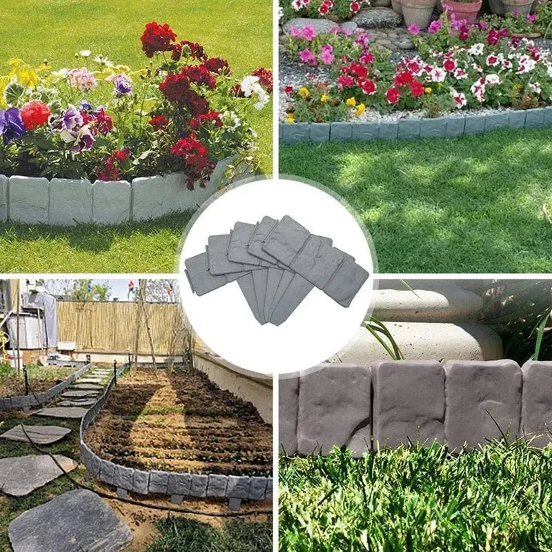 🏡2026 HOT SALE🥳💞50K+ SOLD!🌿✨ Faux Stone Garden Edging Border! ♻️