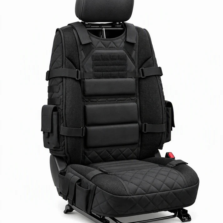Durable Tactical Truck Seat Cover ✨ Storage,Protection & All- Day Comfort
