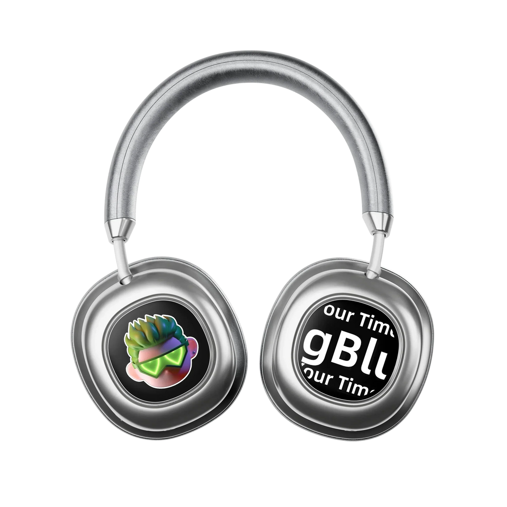 🎧 Smart Touchscreen Wireless Headphones – Active Noise Cancelling & Premium Sound